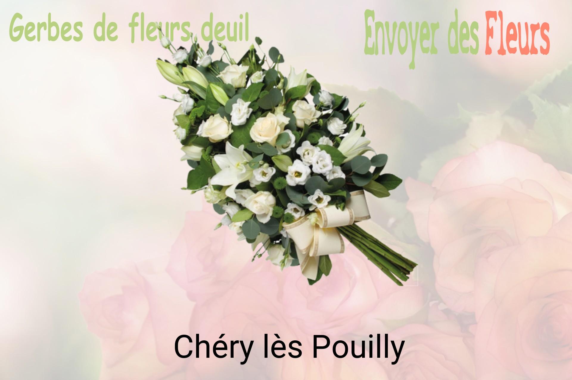 Gerbe de fleurs de deuil livrée à Chéry-lès-Pouilly